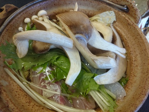 195ba962 s - 足太あわび茸が主役！あわび茸創作懐石（魚英さん）