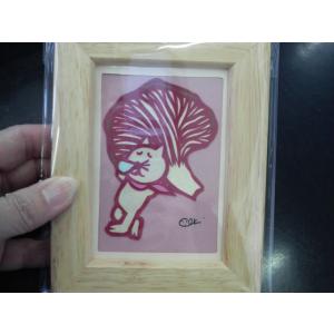 足太あわび茸の切り絵 32fc640e - 足太あわび茸の切り絵