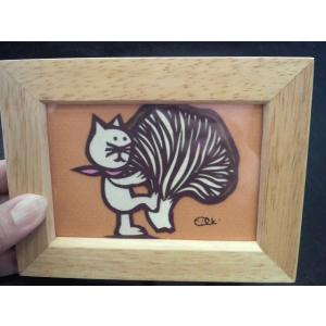 足太あわび茸の切り絵 48914e64 - 足太あわび茸の切り絵