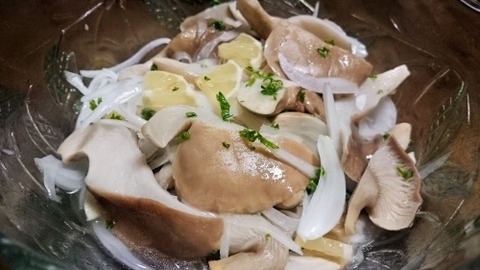 足太あわび茸のマリネ 61b0acb2 s - 足太あわび茸のマリネ