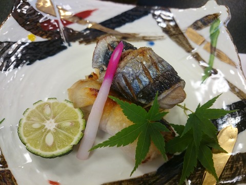 8aa4f8c4 s - 足太あわび茸が主役！あわび茸創作懐石（魚英さん）